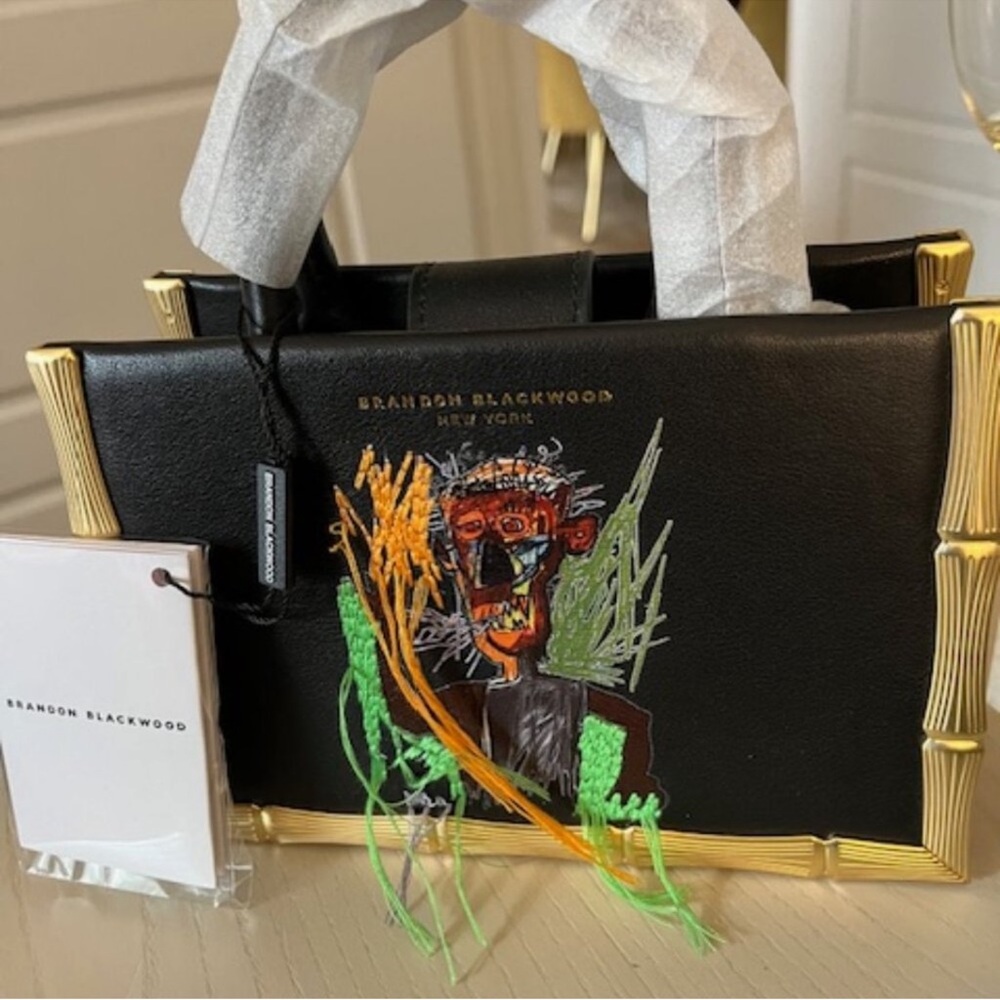 Limited Edition Brandon Blackwood Bamboo Basquiat Bag